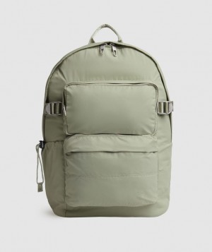 All Bags Gymshark Premium Lifestyle Backpack Verde Oliva Claro Verde | BHNLK6230