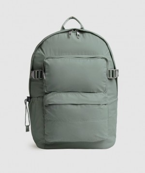 All Bags Gymshark Premium Lifestyle Backpack Verde | QPUNI8394