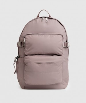 All Bags Gymshark Premium Lifestyle Backpack Washed Mauve | KLOTN5613