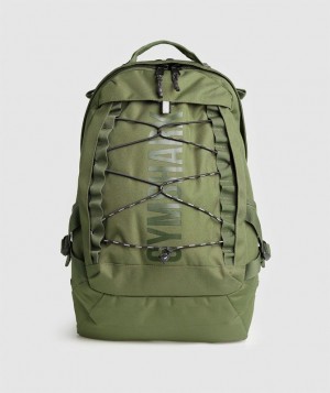 All Bags Gymshark Pursuit Backpack Verde | URILH2987