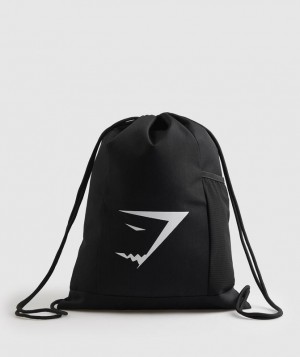 All Bags Gymshark Sharkhead Gymsack Negras | IYCAJ9215