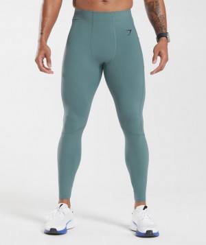 Baselayer Gymshark Control Baselayer Leggings Azules | TLMSK8176