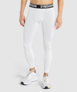 Baselayer Gymshark Element Baselayer Leggings Blancas | LQFGW7968