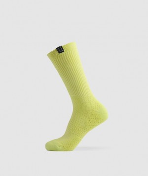 Calcetines Gymshark Whitney Tab Crew Socks 1pk Verde | HEFRW9743