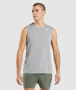 Camiseta Tirantes Gymshark Arrival Seamless Tank Gris | XYWRQ2941