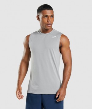 Camiseta Tirantes Gymshark Arrival Sin Manga T-Shirt Gris | QCAOF2705