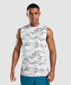 Camiseta Tirantes Gymshark Arrival Sin Manga T-Shirt Gris Claro | XBYLA7489