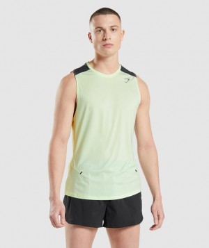 Camiseta Tirantes Gymshark Speed Evolve Tank Verde | EKFCU6823