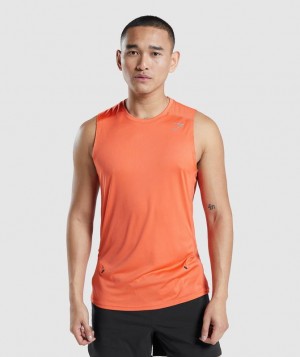 Camiseta Tirantes Gymshark Speed Evolve Tank Naranjas | FWXHT6549