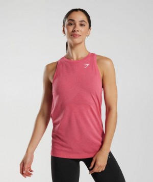 Camiseta Tirantes Gymshark Vital Seamless 2.0 Light Tank Fucsia | BXVFT6975