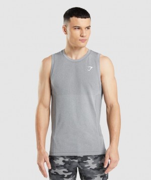 Camiseta Tirantes Gymshark Vital Seamless Light Tank Gris | YSHLJ2137