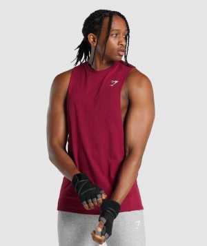 Drop Armhole Tank Gymshark Critical 2.0 Drop Arm Tank Burdeos | YZJRX6039