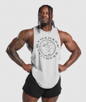 Drop Armhole Tank Gymshark Legacy Drop Arm Tank Gris Claro | MIORU0875