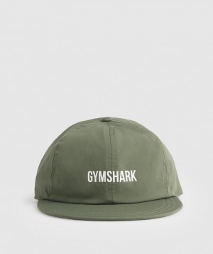 Gorras Gymshark Planos Peak Cap Verde Oliva | FTHAR1782