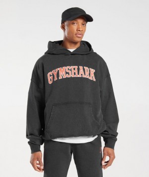 Hoodies Gymshark Collegiate Hoodie Azules | CSTXO3169