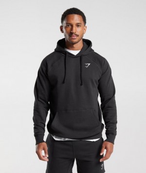 Hoodies Gymshark Crest Hoodie Negras | JXSWO2857