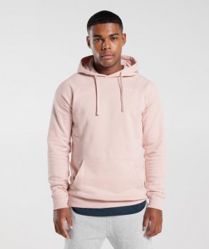 Hoodies Gymshark Crest Hoodie Rosas | XKQYU1673