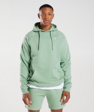 Hoodies Gymshark Crest Hoodie Verde | JOPFG1507