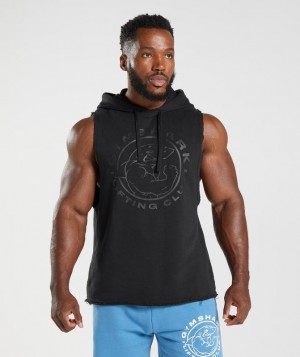 Hoodies Gymshark Legacy Drop Arm Hoodie Negras | BIUNT8043