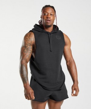 Hoodies Gymshark Legacy Drop Arm Hoodie Negras | RQJOE2490