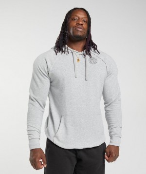 Hoodies Gymshark Legacy Hoodie Gris Claro | WORQF1205