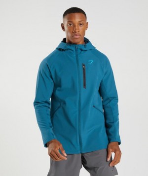 Jackets / Outerwear Gymshark Apex Jacket Azules | GEWYU4618