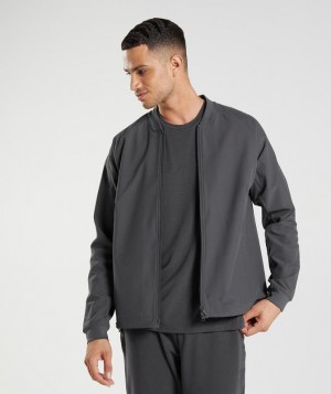 Jackets / Outerwear Gymshark Studio Jacket Gris | OEYVZ5610