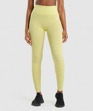 Leggins Gymshark Adapt Animal Seamless Leggings Amarillo | MEFJO2865