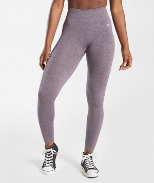 Leggins Gymshark Adapt Animal Seamless Leggings Wild | Musk Lilac | HPUWL0825