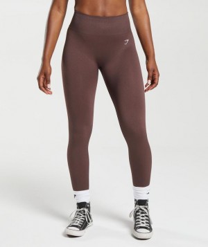 Leggins Gymshark Adapt Fleck Seamless Leggings Chocolate Marrones | NSQTG3928