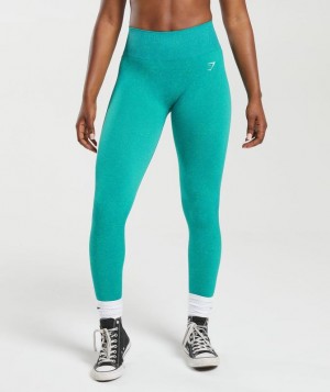 Leggins Gymshark Adapt Fleck Seamless Leggings Verde | QODBS0139