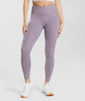 Leggins Gymshark Crossover Leggings Lavanda | TGOMC3780