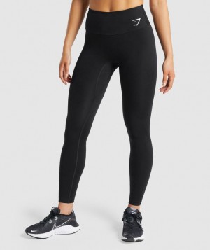 Leggins Gymshark Entrenamiento Leggings Negras | DTBJY4058