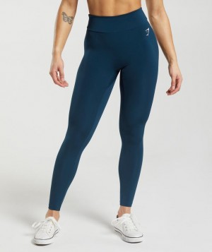 Leggins Gymshark GS Power Original Leggings Azul Marino | LABNV6934