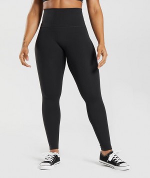 Leggins Gymshark Legacy Leggings Negras | RFDSW3804