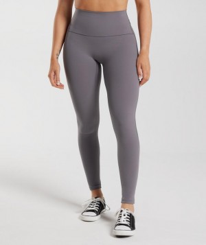 Leggins Gymshark Legacy Leggings Titanium Gris | YWOFP1098