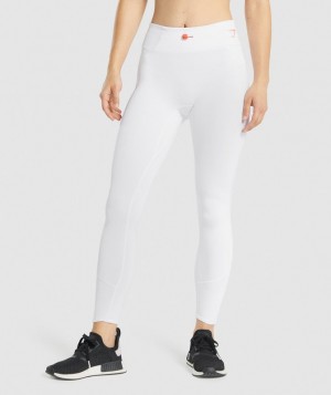 Leggins Gymshark Pulse Leggings Blancas | SONYD7950