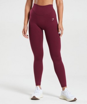 Leggins Gymshark Sweat Seamless Leggings Rosas | XJYTW2195