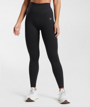 Leggins Gymshark Sweat Seamless Leggings Negras | JCRSY6419