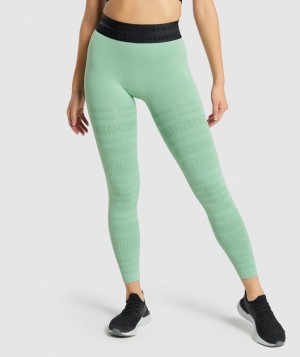 Leggins Gymshark Vision Leggings Verde | RUVMQ8935