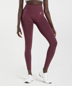 Leggins Gymshark Vital Seamless 2.0 Leggings Burdeos | DKIQC3842