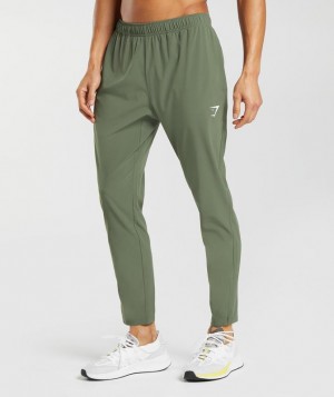 Pantalon Jogger Gymshark Arrival Woven Joggers Verde Oliva | ONYJD6829