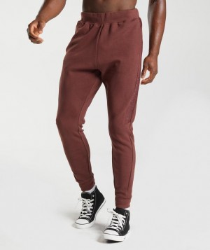 Pantalon Jogger Gymshark Bold React Joggers Marrones | YJAMQ1965