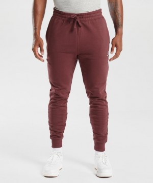 Pantalon Jogger Gymshark Crest Joggers Burdeos | WNJQK1264