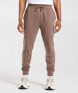 Pantalon Jogger Gymshark Crest Joggers Marrones | VCAON8519