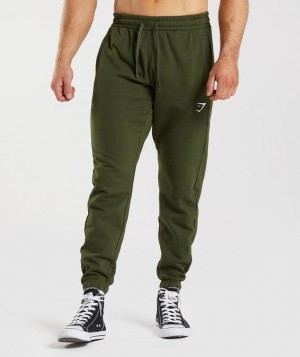 Pantalon Jogger Gymshark Essential Oversized Joggers Verde Oliva | YOWHF5260