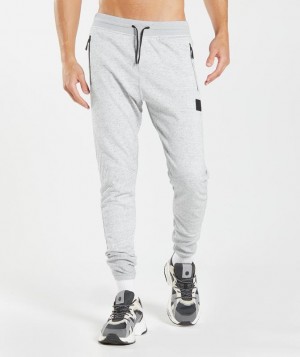 Pantalon Jogger Gymshark Retake Knit Joggers Gris Claro | EDMNQ8543