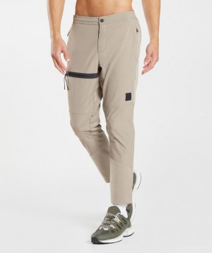 Pantalon Jogger Gymshark Retake Woven Joggers Marrones | GPCDM4320