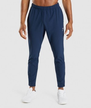 Pantalones Gymshark Arrival Woven Joggers Azul Marino | FMAJG4195