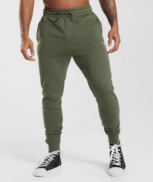 Pantalones Gymshark Crest Joggers Verde Oliva | BNEAU2037